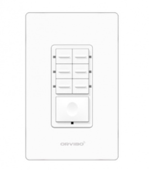 Botonera de 7 Escenas Inteligente ZIGBEE  Orvibo T10S7ZW-1UO
